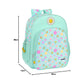 Mochila escolar Smile World Summer Fun | SAFTA - Mochila Junior, 38 cm, color verde agua, adaptable a carro // Ref: 3052341