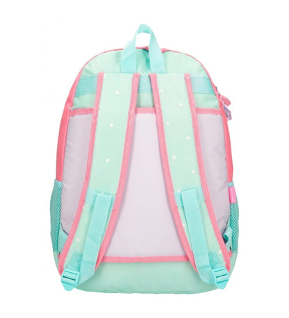 Mochila escolar 'La vita è bella' | MOVOM - Mochila gran capacidad, 46 cm, doble compartimento, tonos pastel, base reforzada // Ref: 3752621