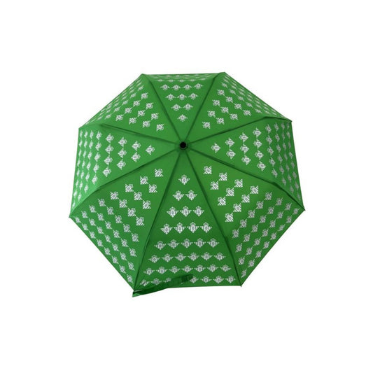 Paraguas cadete Real Betis Balompié | SEVA IMPORT - Paraguas plegable unisex, mango ergonómico, escudo estampado en plateado, producto oficial del equipo // Ref: 4101036