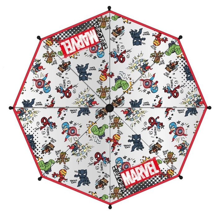 Paraguas infantil Marvel "Los Vengadores" | CERDÁ - Paraguas infantil, licencia oficial, manual con 8 varillas, burbuja POE transparente // Ref: 2400000802