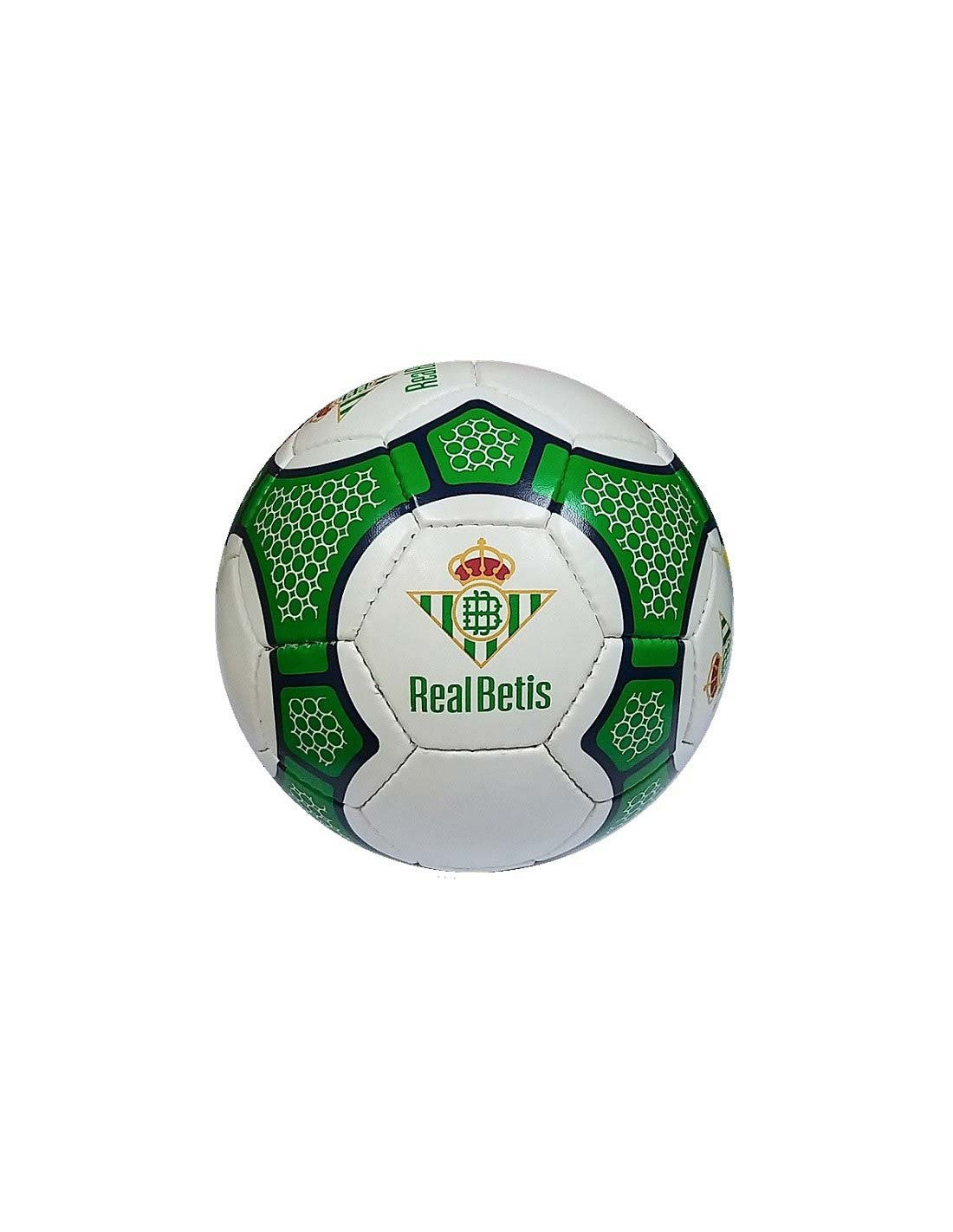 Balón de fútbol | Real Betis Balompié oficial - Fabricado en PVC, talla 5, calidad excelente