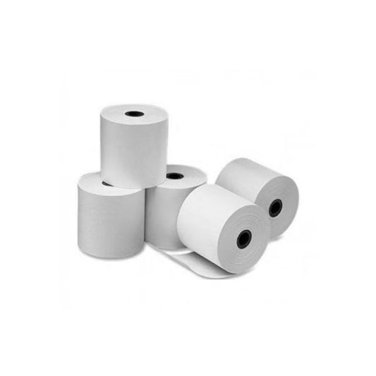 Papel electrónico 75 x 60 mm | Q-CONNECT - Pack de 10 rollos de tinta electrónica, para máquinas registradoras, datáfonos, calculadoras...