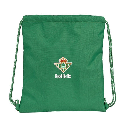 Saco Bolsa plana de Real betis balompie, producto oficial , realizado con materiales reciclados