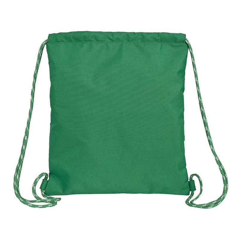 Saco Bolsa plana de Real betis balompie, producto oficial , realizado con materiales reciclados