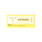 Talonarios Entradas Mod. T-42 | LOAN - Pack de 20 talonarios de 5 colores (4 de cada color),  14,8 x 4,5 cm, 100 tickets por talonario // Ref: 0171624
