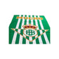 Toalla de baño 'Mucho Betis', producto oficial del Real Betis Balompié | SORICASTEL - Toalla microfibra, rayas verdes y blancas, 180x90 cm // Ref: 02031921AA28