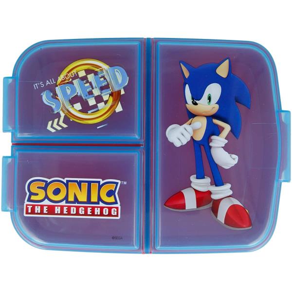 Sandwichera Multiple Sonic con varios compartimentos