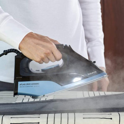 Taurus Atlas Ceramic 2600 Plancha de vapor, W, Negro y Azul [Clase de eficiencia energética A+]