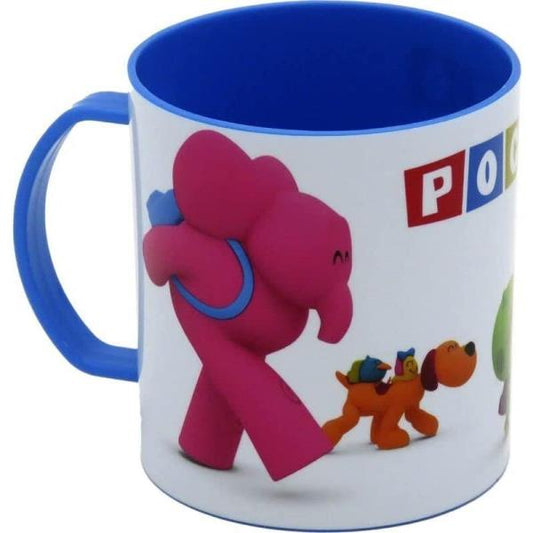 Taza de polipropileno de Pocoyo. Capacidad: 400 ml.