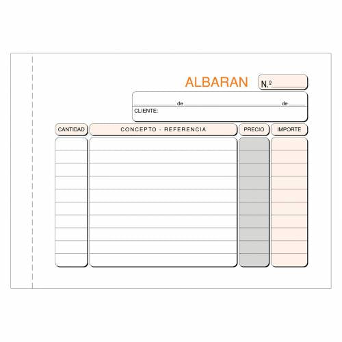 Talonario ALBARÁN 'T-116' apaisado, 100 hojas -  Paquete 10 unidades