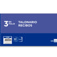 Talonario RECIBO 'T-236' 3º folio, duplicado - Pack 10 unidades