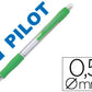 Bolígrafo PILOT 'Super Grip (F)', verde claro - Caja 12 unidades
