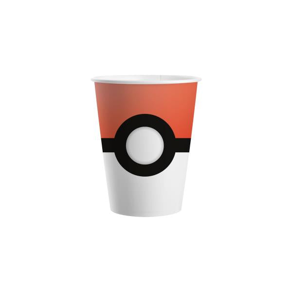 Vaso cartón Pokémon 'Funny Go' - Pack 8 unidades