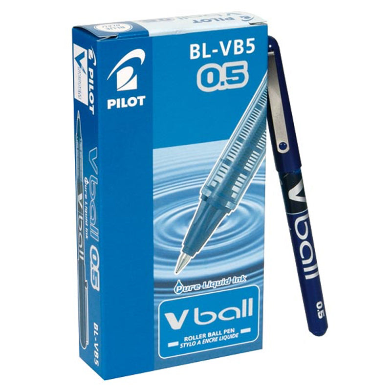 Bolígrafo PILOT 'V-ball' 0.5, azul - Caja 12 unidades