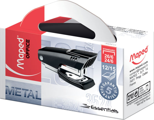 Grapadora MAPED 'Essential' mini - 12 hojas