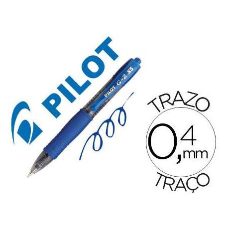 Bolígrafo PILOT 'G2 Pixie', azul - Caja 12 unidades