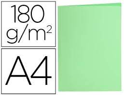 Subcarpeta A4 PRAXTON, verde - Pack 50 unidades