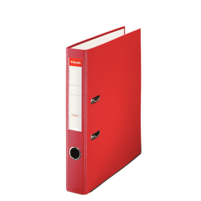 Archivador ESSELTE folio, rojo - Caja 5 unidades