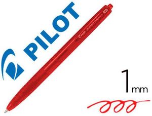 Bolígrafo PILOT 'Super Grip G', rojo - Caja 12 unidades