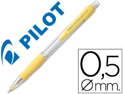Bolígrafo PILOT 'Super Grip (F)', amarillo - Caja 12 unidades