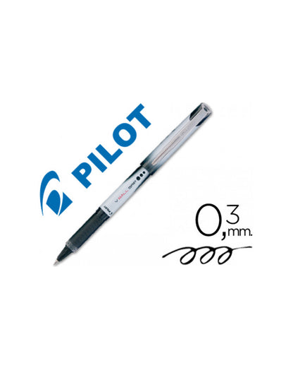 Bolígrafo PILOT 'V-Ball Grip' 0.5, negro - Caja 12 unidades