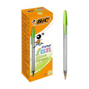 Bolígrafo BIC Large 'Fashion', verde claro