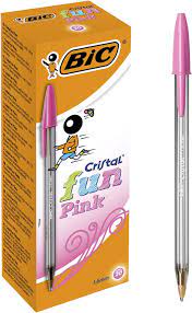 Bolígrafo BIC Large 'Fashion', rosa