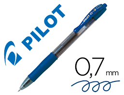 Bolígrafo PILOT 'G2', azul - Caja 12 unidades