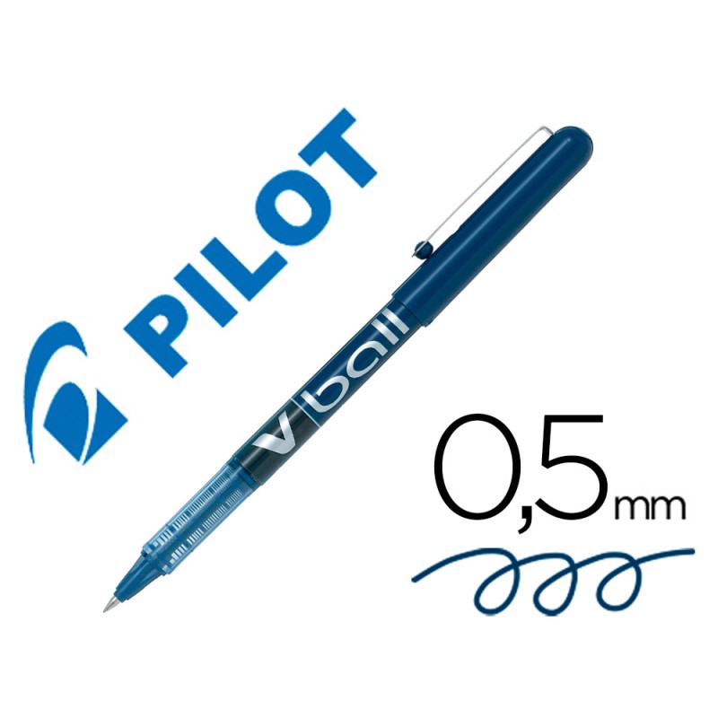 Bolígrafo PILOT 'V-ball' 0.5, azul - Caja 12 unidades