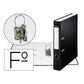Archivador ESSELTE folio, negro - Pack 5 unidades
