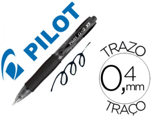 Bolígrafo PILOT 'G2 Pixie', negro - Caja 12 unidades