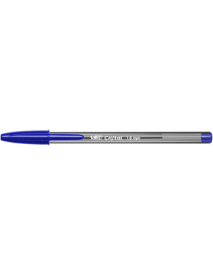 Bolígrafo BIC Cristal, azul , caja de 50 unidades