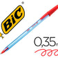 Bolígrafo BIC Cristal Soft, rojo, caja de 50 unidades