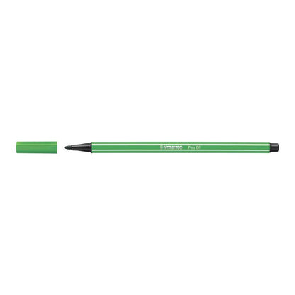Rotulador STABILO 'Pen 68', verde - Caja 10 unidades