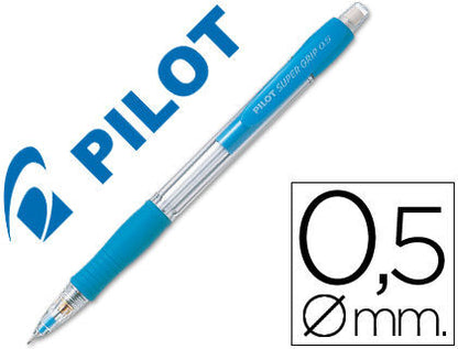 Bolígrafo PILOT 'Super Grip' (F), azul claro - Caja 12 unidades