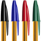 Bolígrafo BIC Cristal fino, negro Caja de 50 unidades