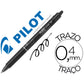 Bolígrafo PILOT 'FriXion' clicker borrable, negro - Caja 12 unidades