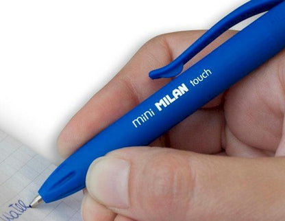 Bolígrafo MILAN 'P1 touch mini', azul, caja de 40 unidades