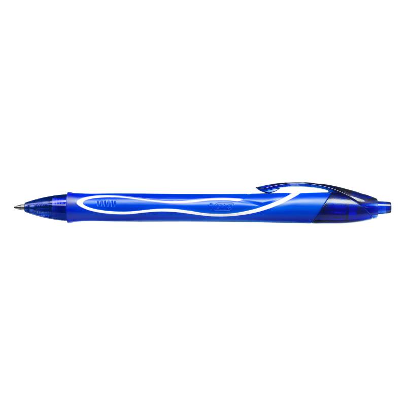 Bolígrafo BIC Gelocity "Quick dry", azul caja de 12 unid