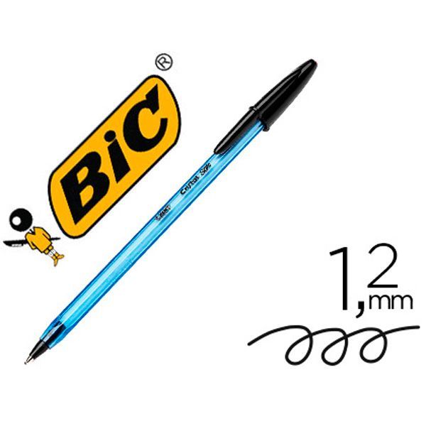 Bolígrafo BIC Cristal Soft, negro