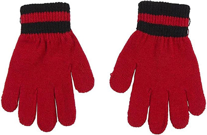 Cerdá Conjunto Braga Cuello Spiderman Marvel, Guantes Y Gorro Niños, Multicolor, Talla Única