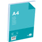 Papel liderpapel a4 8og/m2 liso paquete de 100 hojas + 10 hojas gratis.