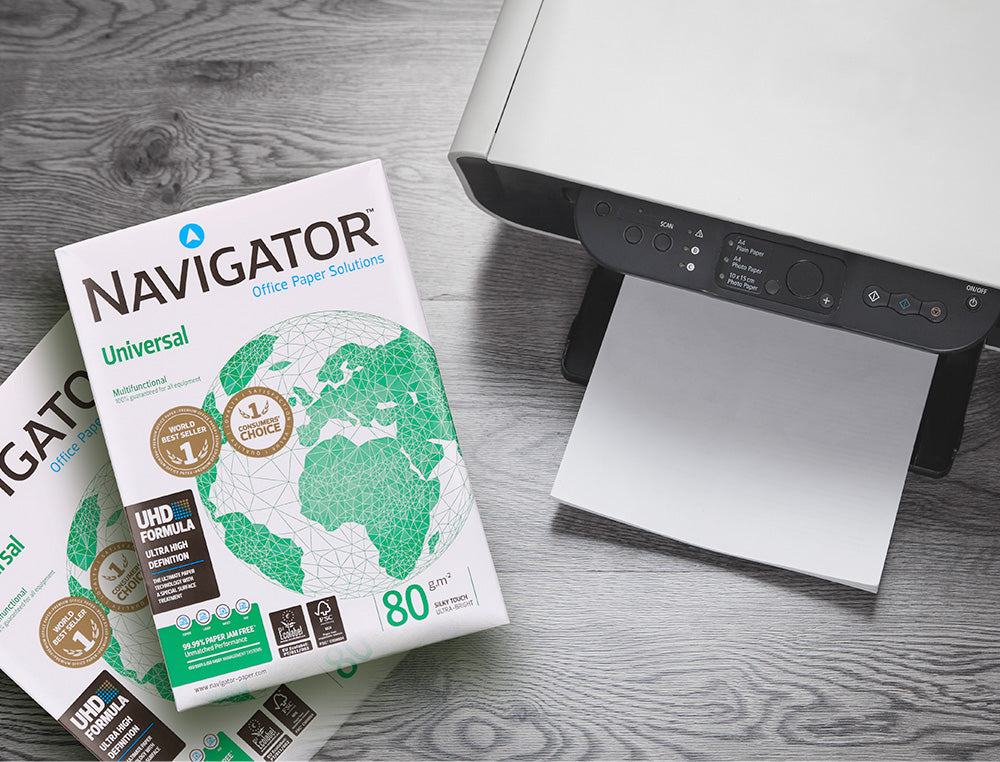 Navigator, Papel fotocopiadora navigator din a4 80 gramos paquete de 500 hojas.