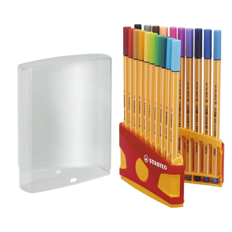 Rotulador Stabilo Point 88 Colorparade 20 colores